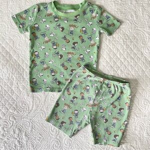 Goodnight Shorts Peanuts Soccer Pajama Set Janie and Jack x PEANUTS